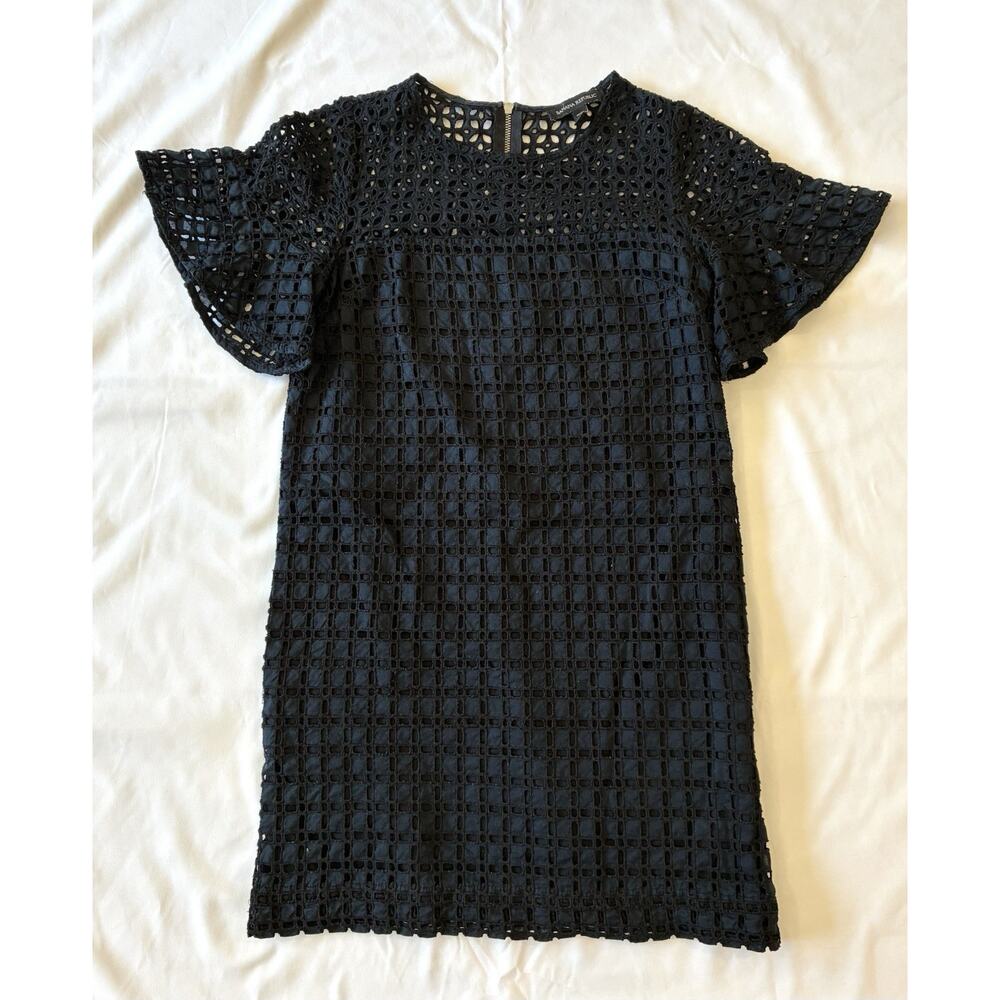 Banana Republic Women’s Navy Blue Aline Shift Mini Dress Size Petite 00P